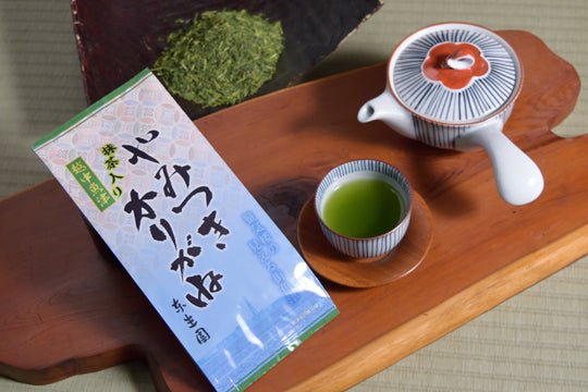 抹茶入りかりがね茶